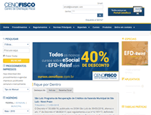 Tablet Screenshot of cenofisco.com.br